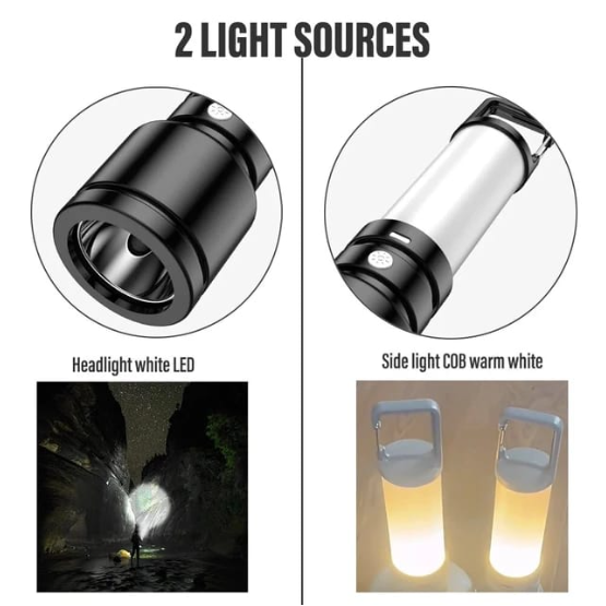 چراغ قوه سه حالته شارژی