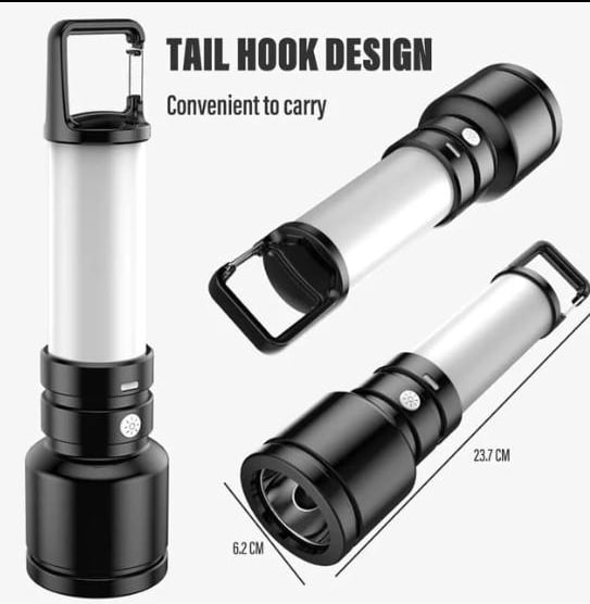 چراغ قوه سه حالته شارژی