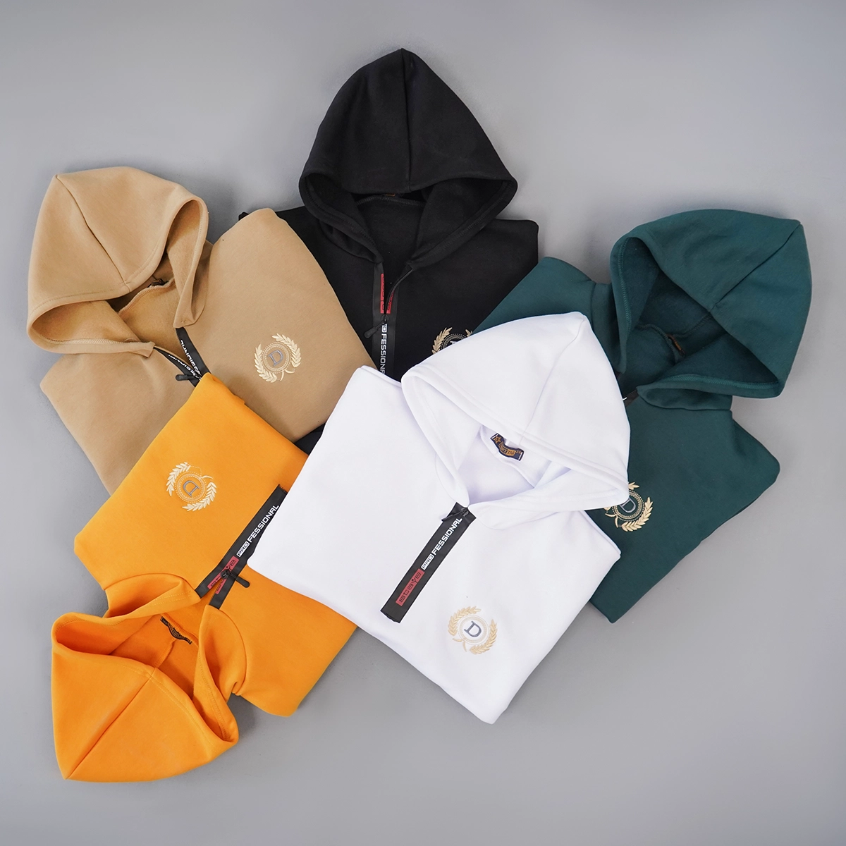 هودی مردانه طرح D کرم مدل Parham