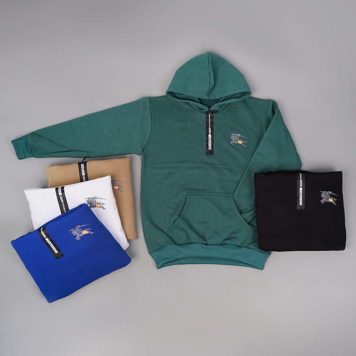 هودی مردانه آبی مدل Vahid