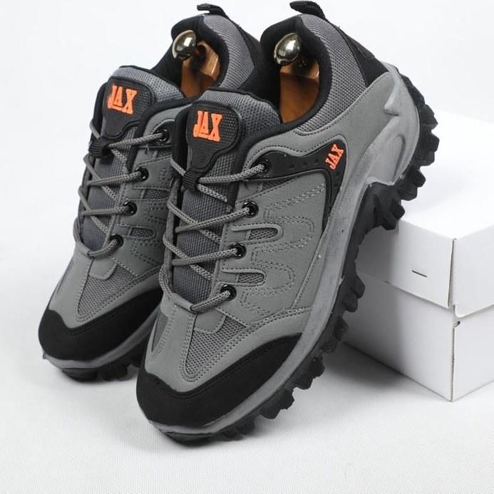 کفش بدون ساق مردانه طوسی مدل JAX