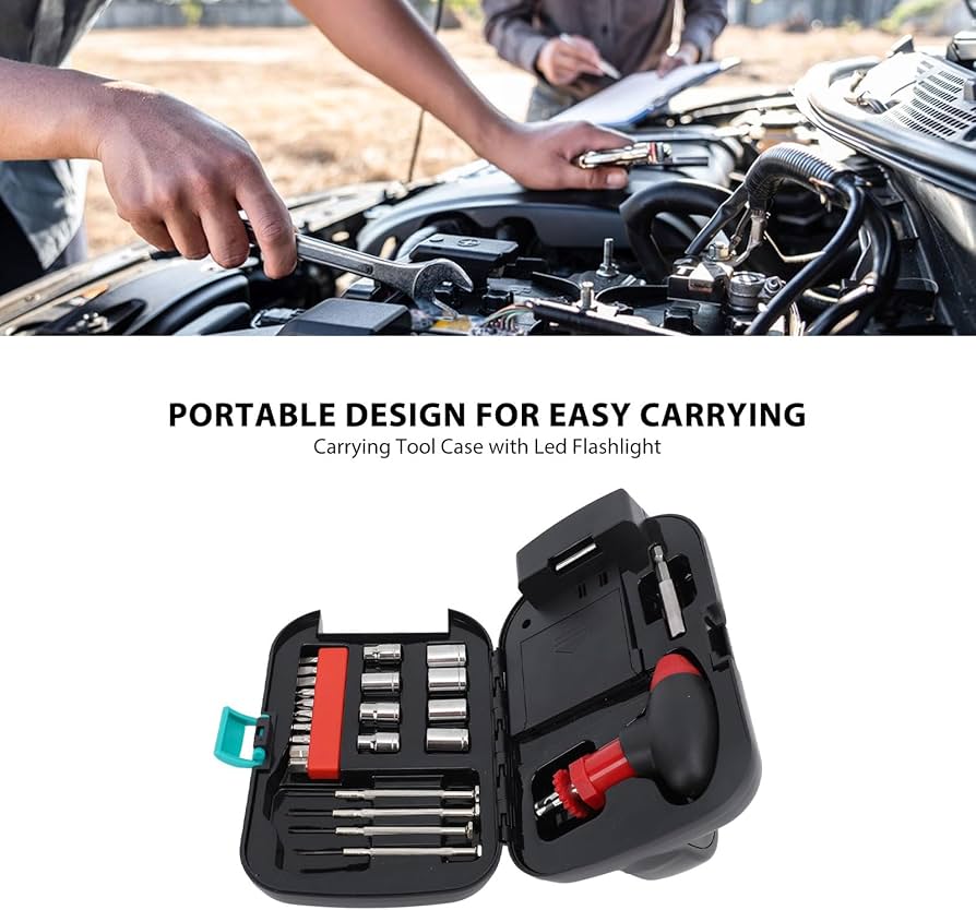 ست جعبه ابزار و چراغ قوه