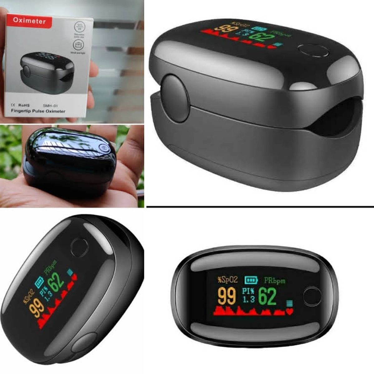 پالس اکسیمتر (اکسیژن سنج) دیجیتال SMH-01