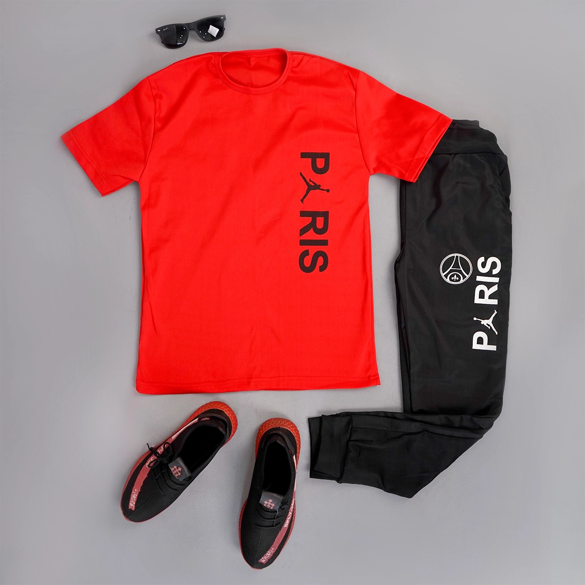 ست تیشرت و شلوار پاریس مردانه مدل Derin