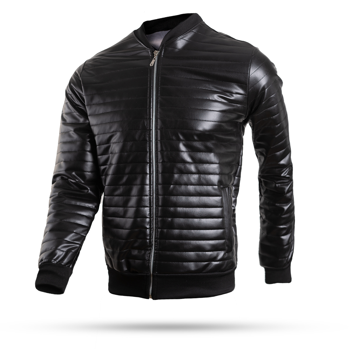 کاپشن مردانه چرم مدل FRIKA