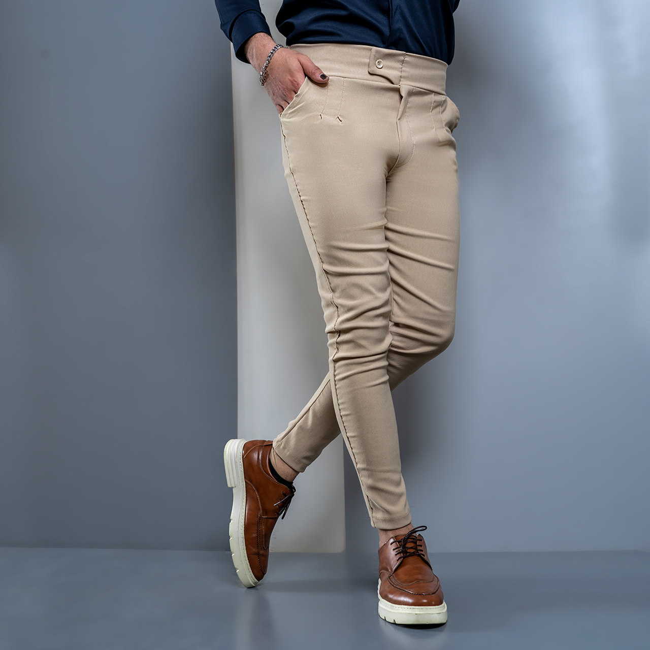 شلوار اسلش مردانه ARIF (کرم )