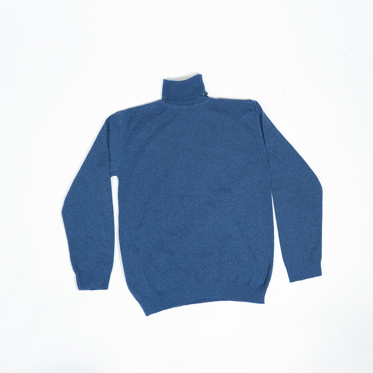 پلیور بافت یقه اسکی مردانه مدل Ersan رنگ آبی