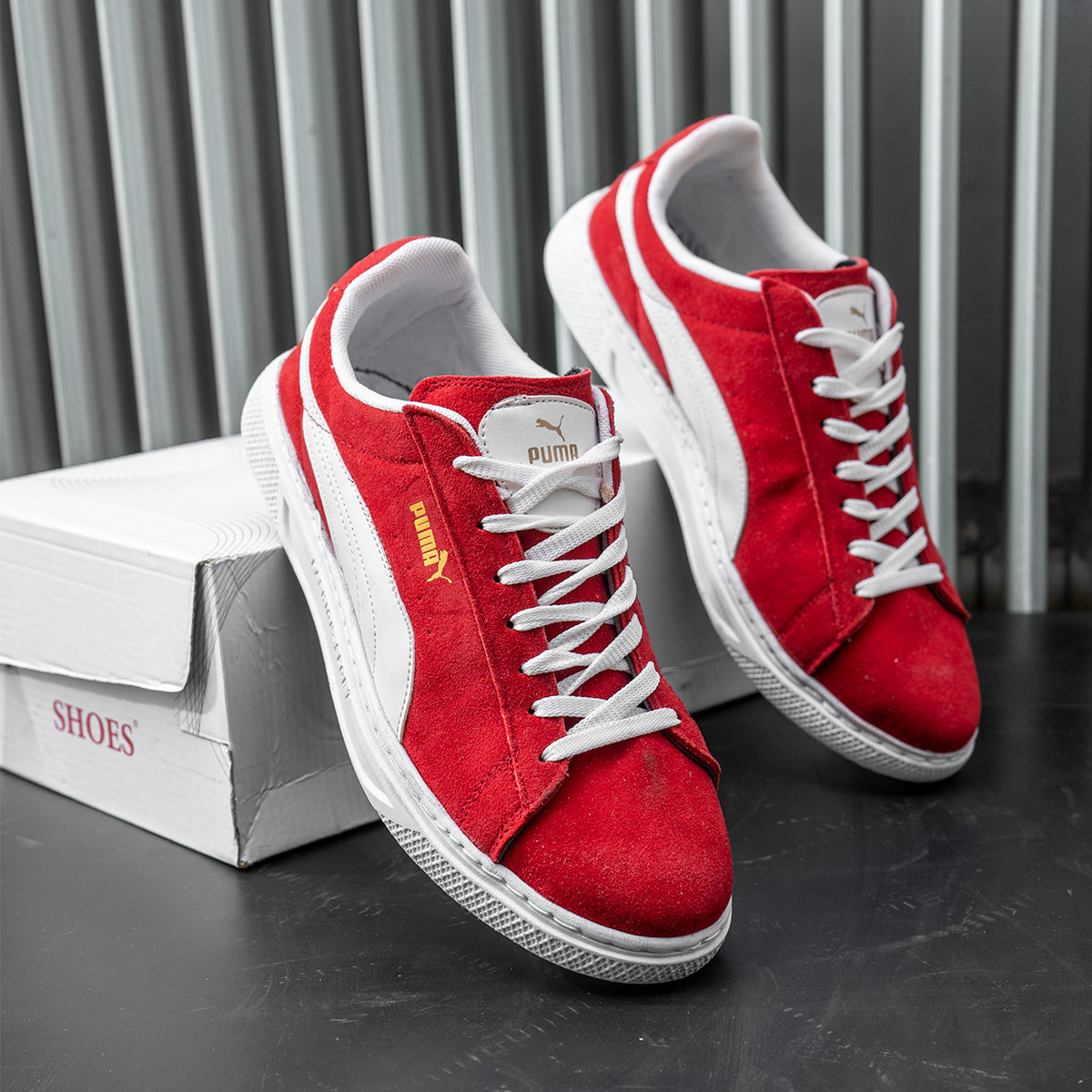 کفش ورزشی Puma مردانه قرمز مدلBrody