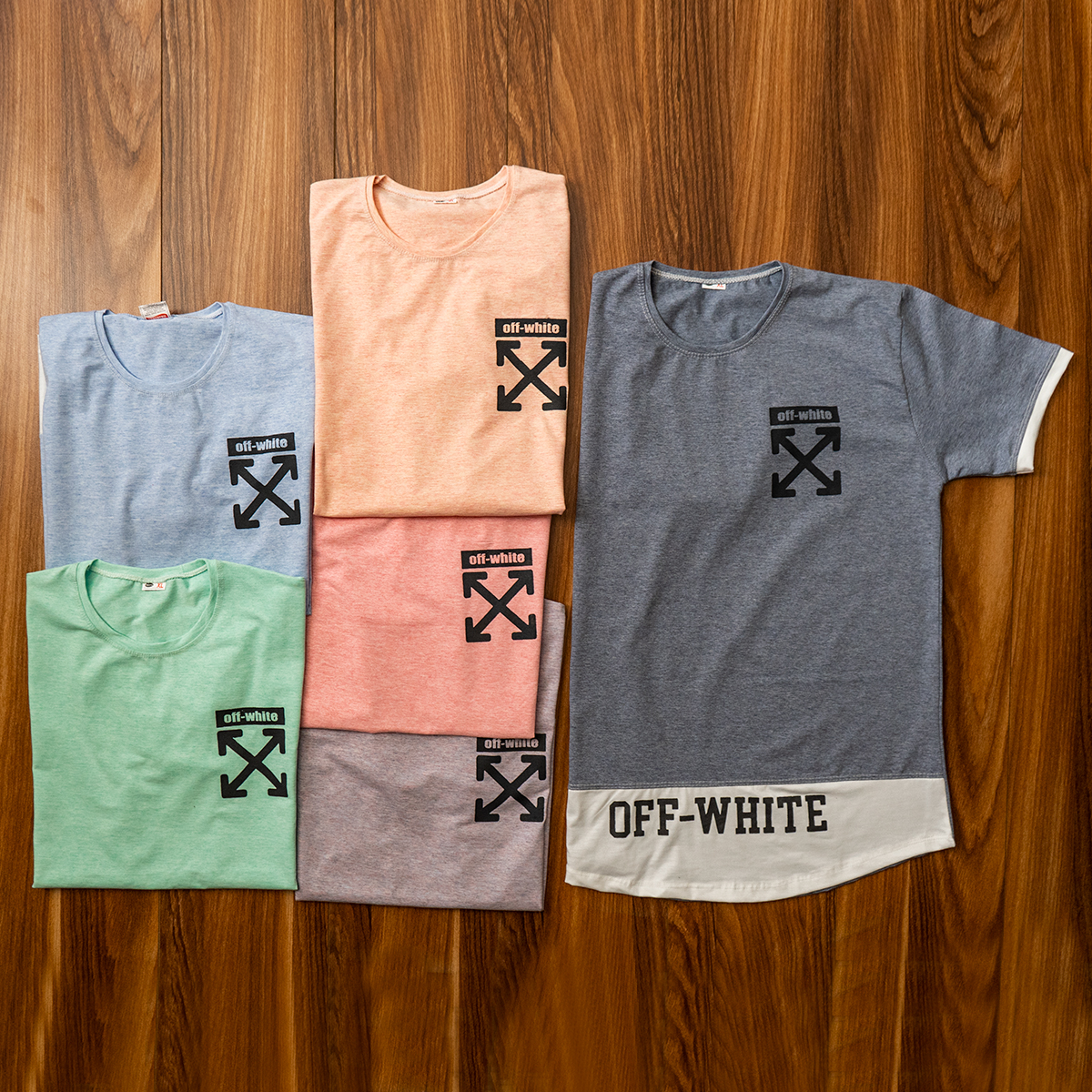 تیشرت Off-White مردانه یاسی مدل Clold(T)