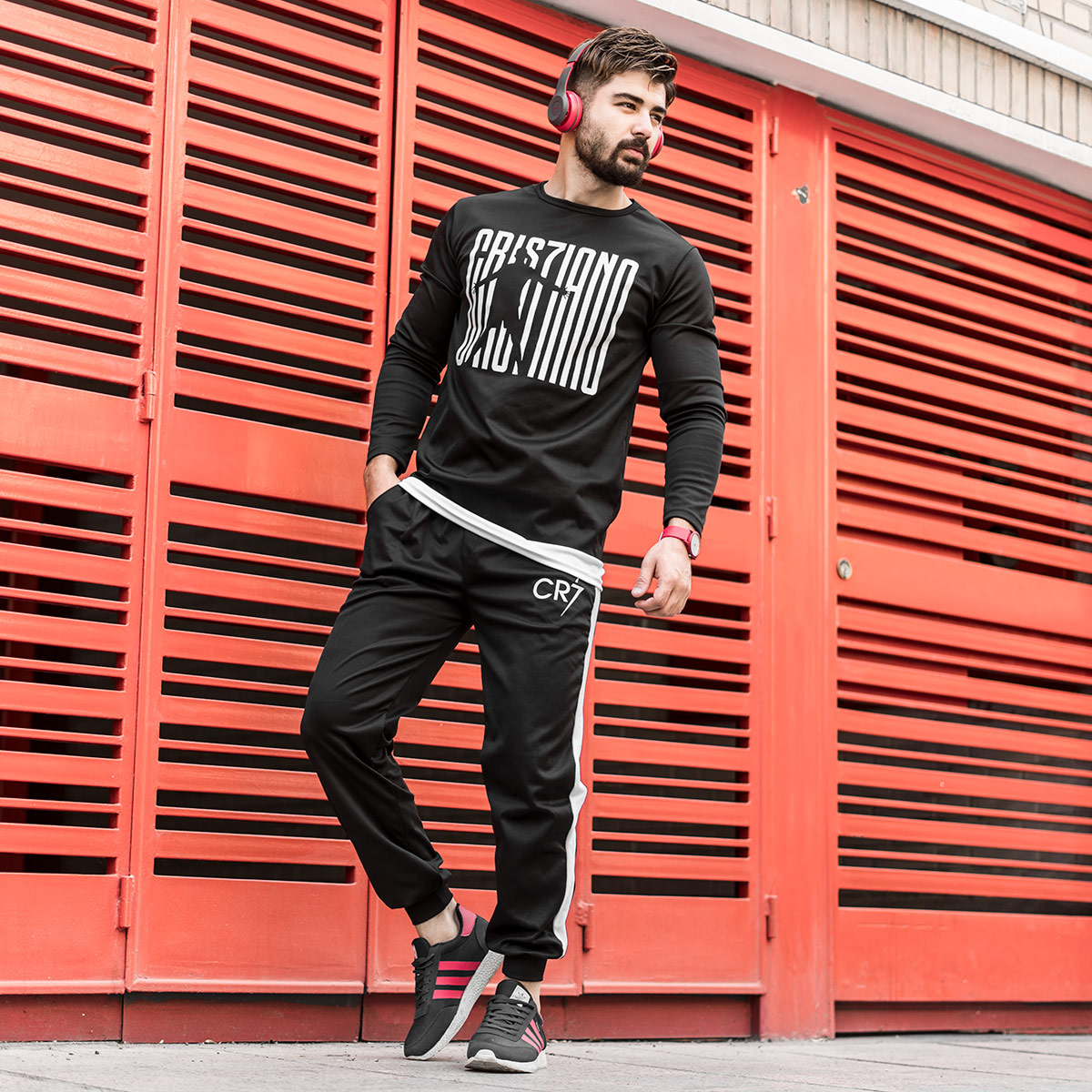 ست آستین بلند مردانه CR7 مدل Lomer