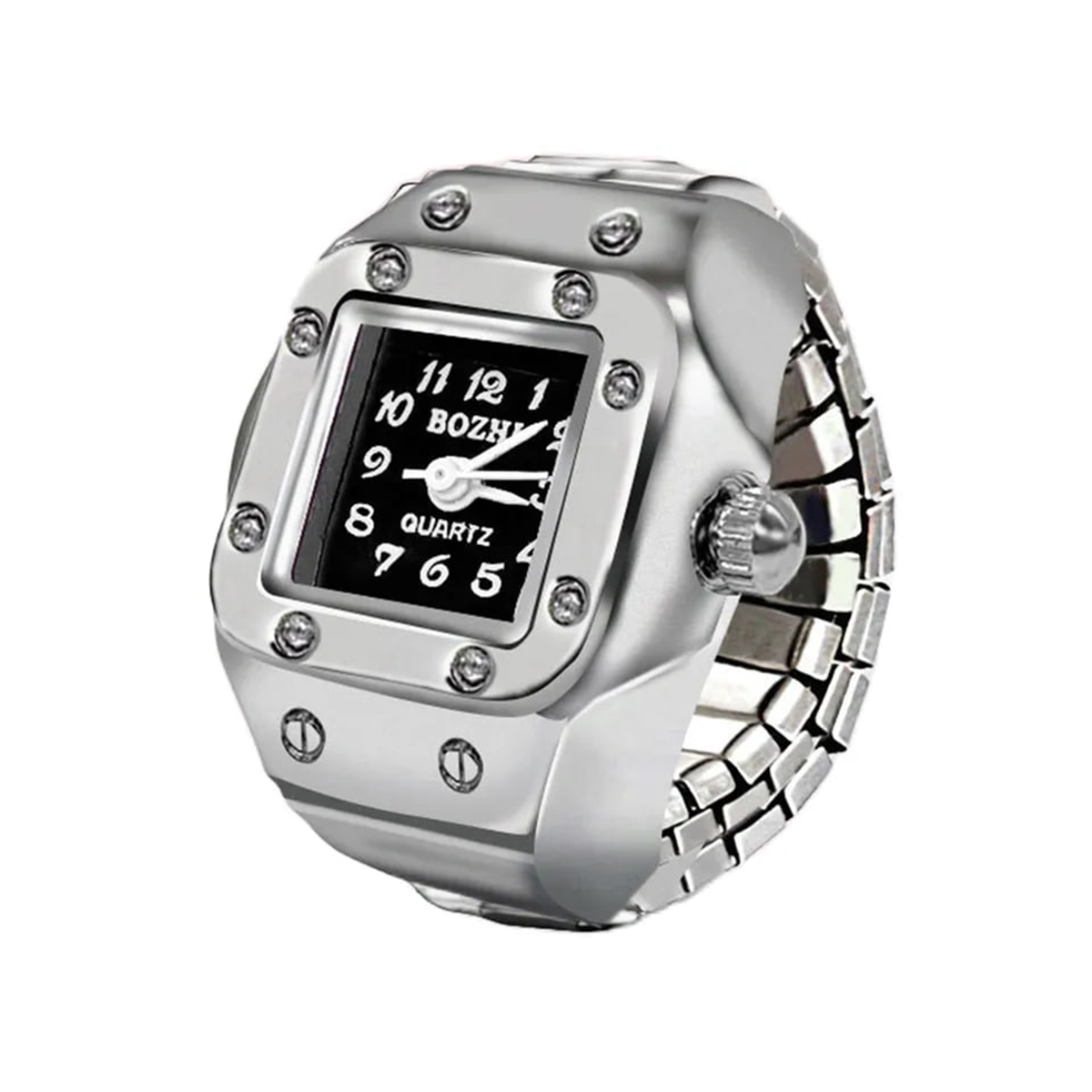 ساعت انگشتری استیل