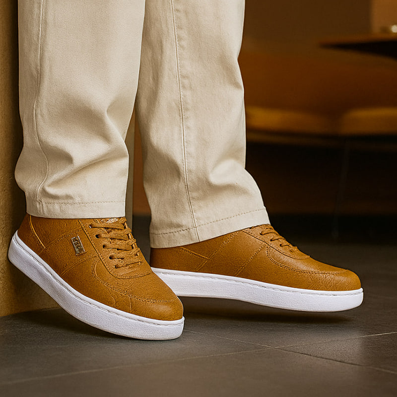 کفش تخت Zara مردانه عسلی مدل Kiyan