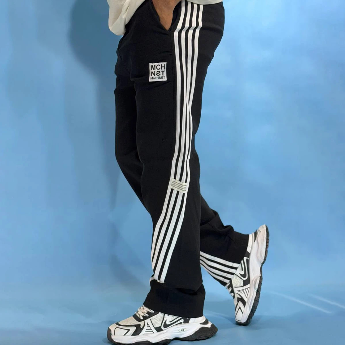 شلوار مردانه مشکی( فری سایز ) مدل Strip